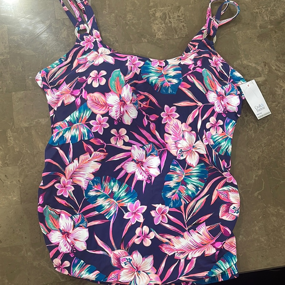 Croft & Barrow swim top